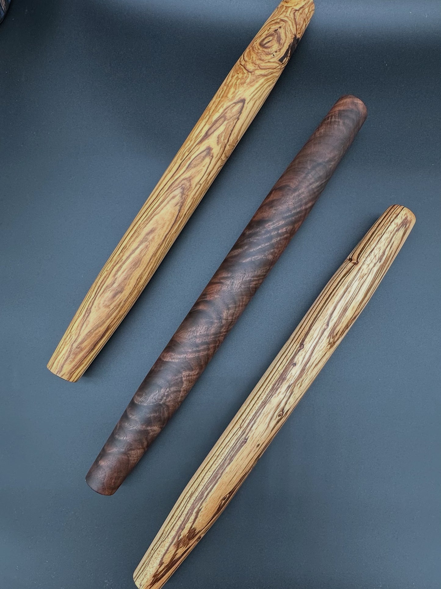 Figured Walnut French Rolling Pin