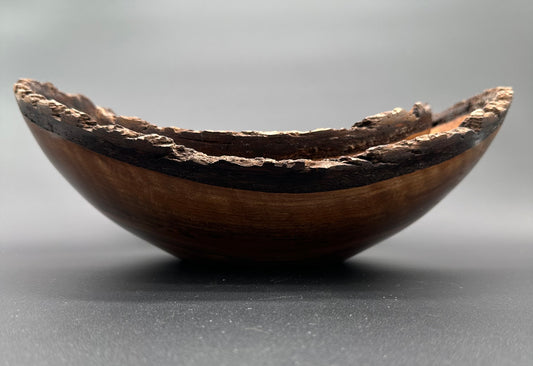 Nested Live Edge Walnut Bowl Set