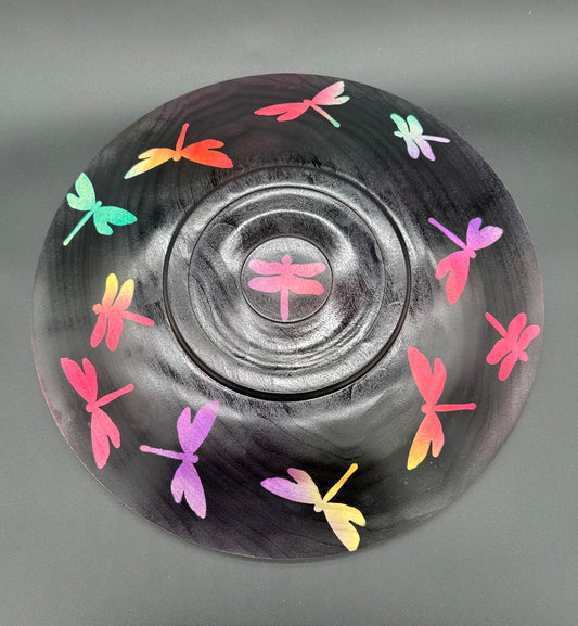 Large Dragonfly Poplar Platter