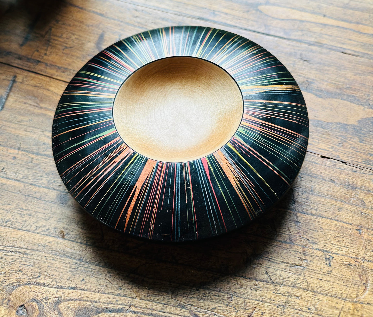 Maple Bowl with Decorative Rim