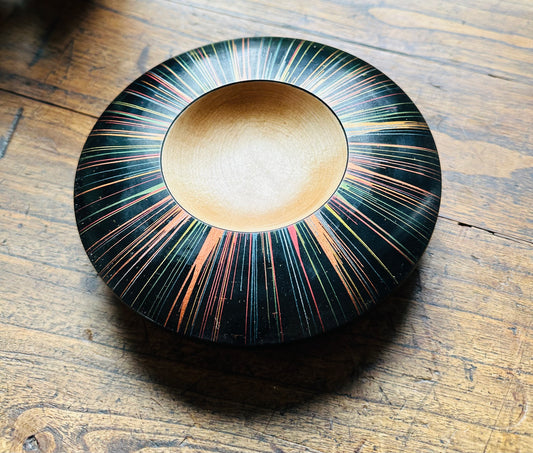 Maple Bowl with Decorative Rim