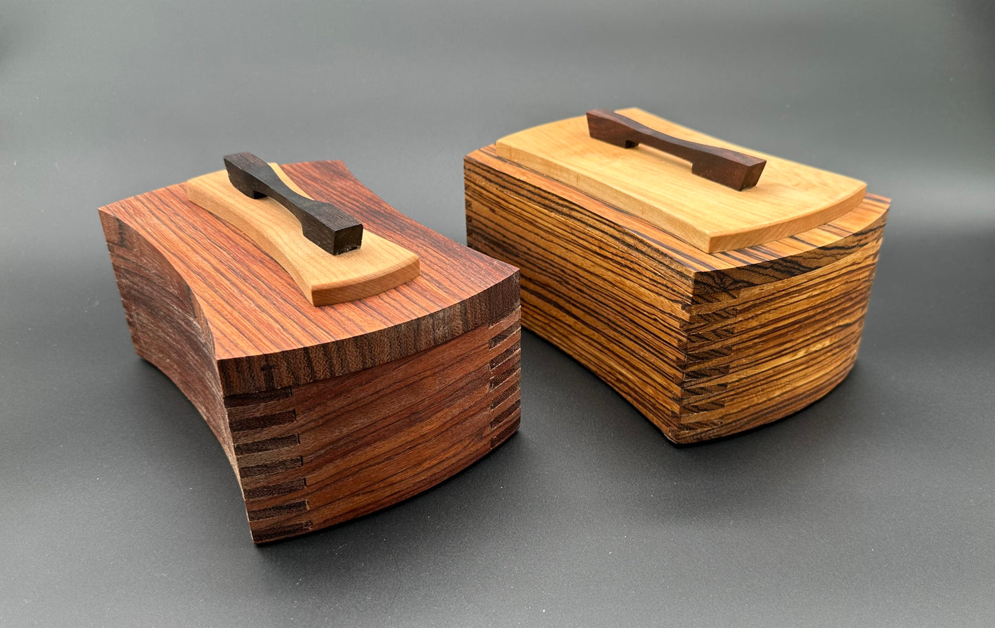 Zebrawood Boxes